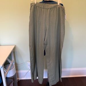 Caslon Linen Blend Wide-leg Pants - XL - NWT